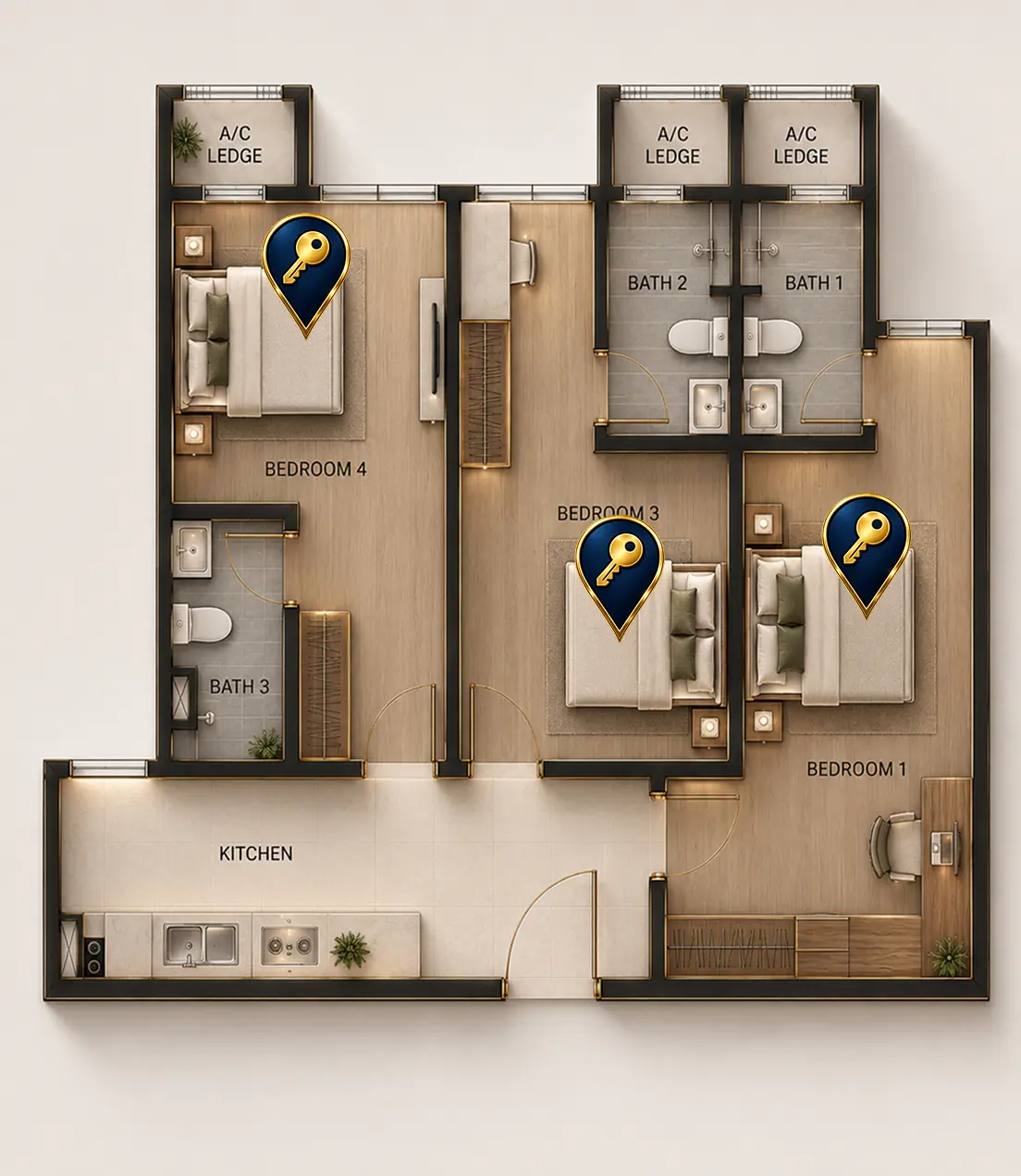 Type B Floor Plan